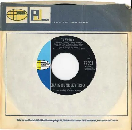 Craig Hundley Trio - Lazy Day / Traces