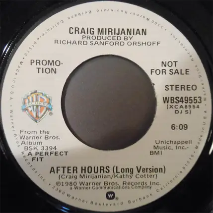Craig Mirijanian - After Hours