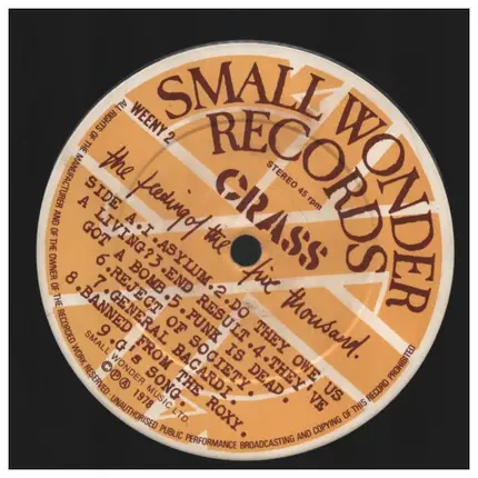 Crass - The Feeding Of The Five Thousand