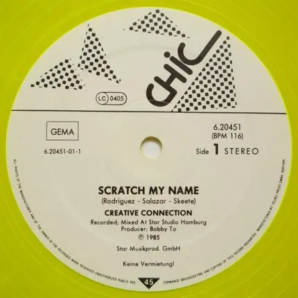 Creative Connection - Scratch My Name