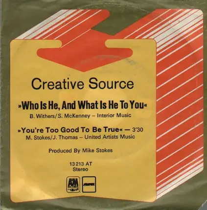 Creative Source - Who Is He, And What Is He To You