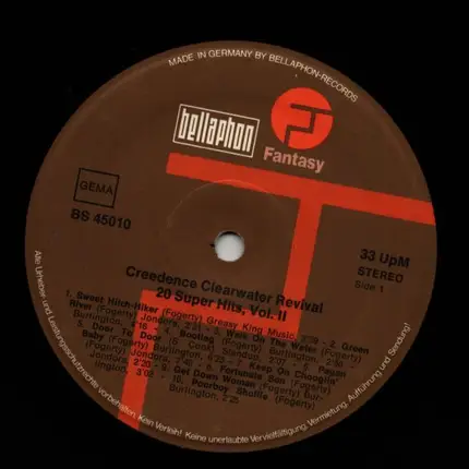 Creedence Clearwater Revival - 20 Super Hits Vol. II