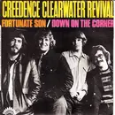 7inch Vinyl Single - Creedence Clearwater Revival - Fortunate Son / Down On The Corner