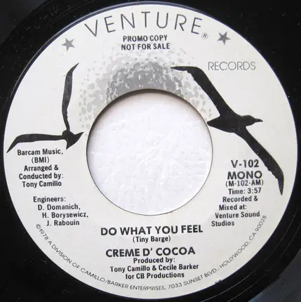 Creme D'Cocoa - Do What You Feel