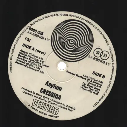 Cressida - Asylum
