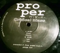 Critical Mass - Critical Mass EP