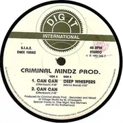 12inch Vinyl Single - Criminal Mindz Prod. - Can Can
