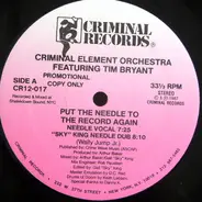 Criminal Element Orchestra ft.Tim Bryant - Put The Needle To The Record Again