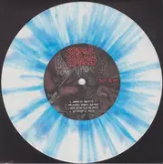 7inch Vinyl Single - Cripple Bastards / Sublime Cadaveric Decomposition - Slimewave Edition Two Of Six - Numbered, White/Blue Splatter Vinyl