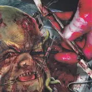 7inch Vinyl Single - Cripple Bastards / Sublime Cadaveric Decomposition - Slimewave Edition Two Of Six - Numbered, White/Blue Splatter Vinyl