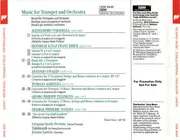 CD - Vivaldi / Biber / Albinoni / Teleman / Händel / Stradella - Music For Trumpet & Orchestra