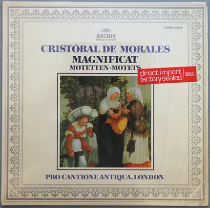 Cristóbal de Morales - Pro Cantione Antiqua - Magnificat / Motetten