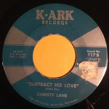 Cristy Lane - Let's Pretend / Subtract His Love