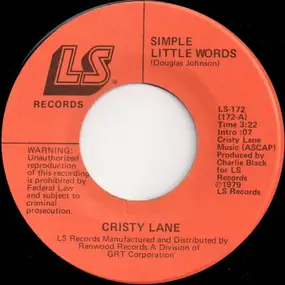 Cristy Lane - Simple Little Words / He Believes In Me