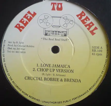 Crucial Robbie & Brenda Artman / Ian Ranking - Love Jamaica / How You So Nice