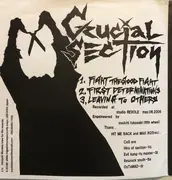 7inch Vinyl Single - Crucial Section / Hit Me Back - Crucial Section / Hit Me Back
