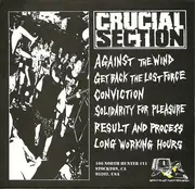 7inch Vinyl Single - Crucial Section - Against The Wind EP