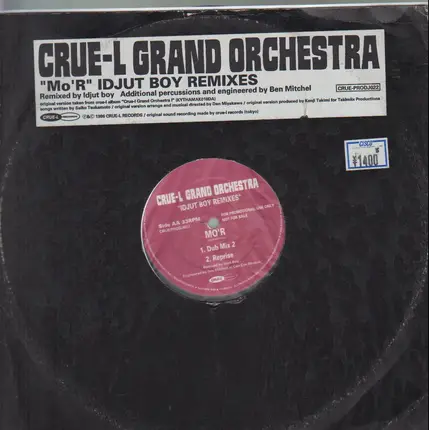 Crue-L Grand Orchestra - Mo'R (Idjut Boys Remixes)