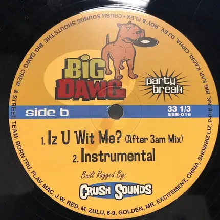 Crush Sounds - Iz U Wit Me?