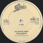 12inch Vinyl Single - Cry Before Dawn - Gone Forever
