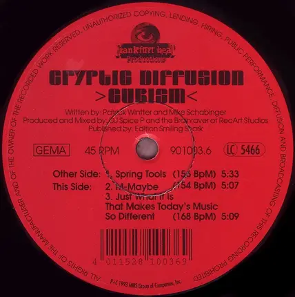 Cryptic Diffusion - Cubism