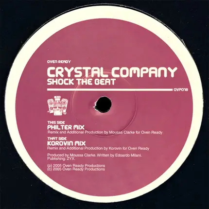 Crystal Company - SHOCK THE BEAT