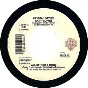 Crystal Gayle - All Of This & More / Makin' Up For Lost Time