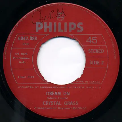 Crystal Grass - I Sure Like The Change / Dream On
