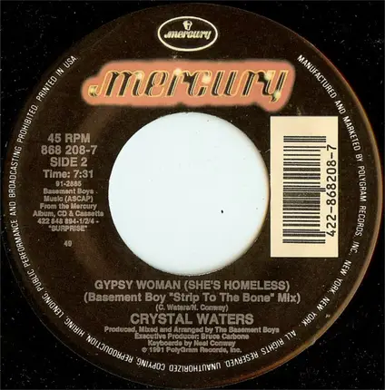Crystal Waters - Gypsy Woman (She's Homeless)