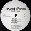 12inch Vinyl Single - Crystal Waters - What I Need