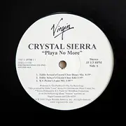 12inch Vinyl Single - Crystal Sierra - Playa No More