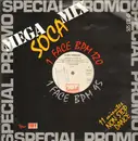12inch Vinyl Single - Cuba Trinidad - Mega Soca Mix - Blue Clear