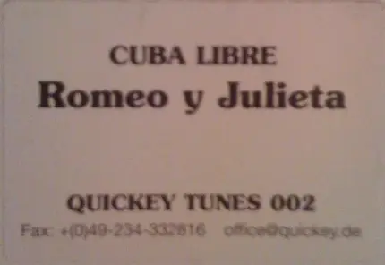 Cuba Libre - Romeo Y Julieta