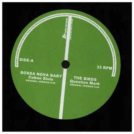 Cuban Sluts, Question Mark, a.o. - Ltd edition DJ promo
