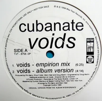 Cubanate - Voids