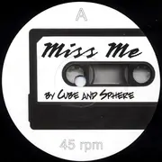 12inch Vinyl Single - Cube & Sphere - Miss Me / Understand My Words