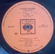 LP - Cuco Sanchez - Folklore Mexicano - Mono