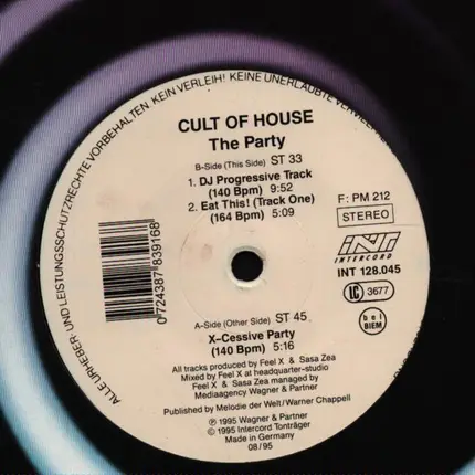 Cult Of House - The Party