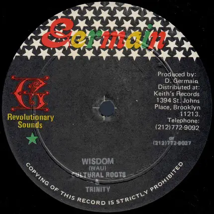 Cultural Roots , Trinity - Wisdom / Easy Living