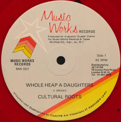 Cultural Roots - Whole Heap A Daughters