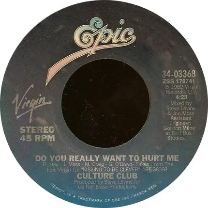 Culture Club - Do You Really Want To Hurt Me