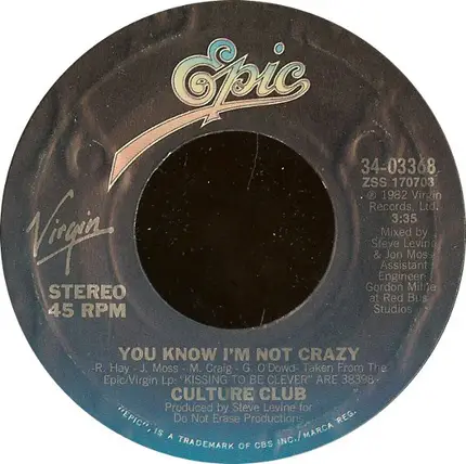 Culture Club - Do You Really Want To Hurt Me