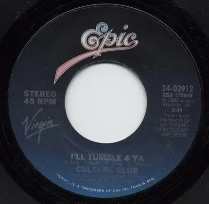 Culture Club - I'll Tumble 4 Ya!