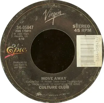Culture Club - Move Away