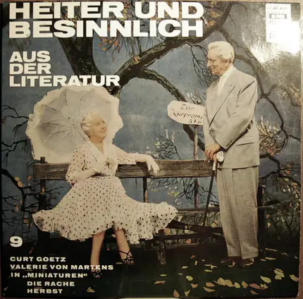 Curt Goetz , Valérie Von Martens - Miniaturen / Die Rache - Herbst