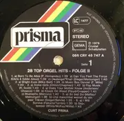 LP - Curt Prina - 28 Top Orgel Hits - Folge 2