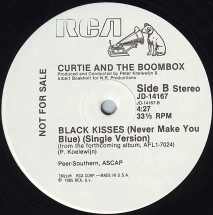 Curtie And The Boombox - Black Kisses (Never Make You Blue) (Extended Rock Radio Mix)