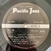 LP - Curtis Amy & Paul Bryant - Meetin' Here - Mono