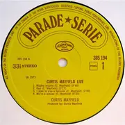 LP - Curtis Mayfield - Curtis Mayfield Live