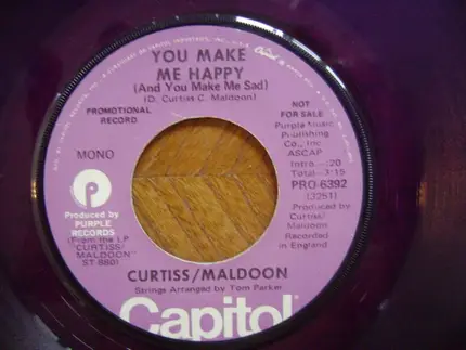Curtiss Maldoon - So Nice / You Make Me Happy